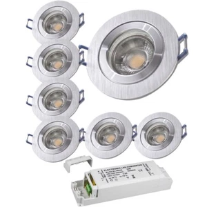 Umrüst Set Halogen auf LED • 12V IP44 Einbaustrahler Bad Dusche 5W Trafo dabei - Bild 1 von 18