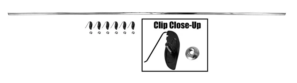 Pontiac GTO 1966 LeMans & Tempest cubierta moldeada trasera tapa centro con 6 clips Foto 1 de 1