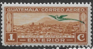 1935 GUATEMALA  Air mail SC#C47   MNH** OG VF Quetzal BIRD - Picture 1 of 1