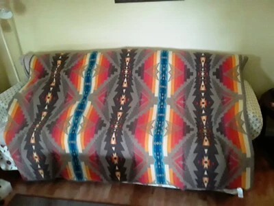 Pendleton SPECIAL CRAFTSMAN EDITION American Indian native Wool  64"× 80"Blanket - Image 1 of 4