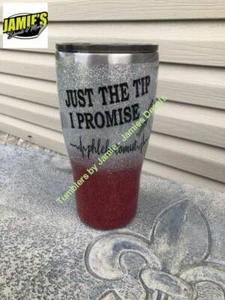 Phlebotomist - Just the Tip I Promise - Glitzerbecher - Glitzerbecher - Blin - Bild 1 von 1