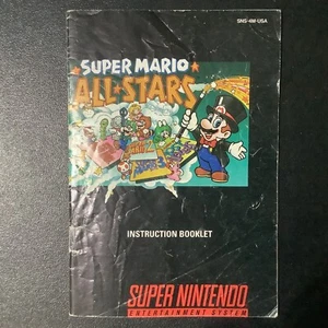 Super Mario All-Stars SNES Super Nintendo nur Bedienungsanleitung - Bild 1 von 2