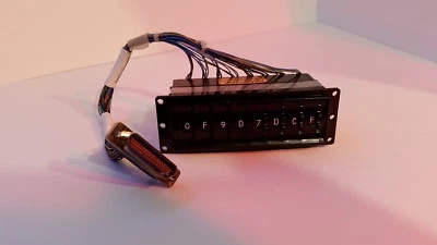 Digitran 8 digit bcd Rotary Thumbwheel Switch + M83513/02-GN,51contact connector - Image 1 of 4