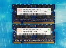 8GB (2x4GB) PC2-6400s DDR2 800MHz SoDimm 200pin Hynix Memory HMP351S6AFR8C-S6