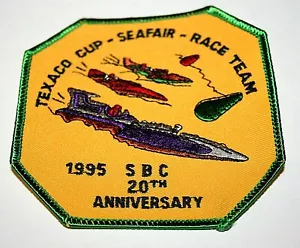 Vintage Seafair Hydro Foil Regatta 1995 Texaco Oil Race Team Boot Patch NOS Neu - Bild 1 von 1