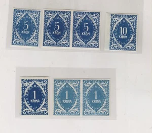 ESLOVENIA, SHS, Yugoslavia franqueo bonitas pruebas con bisagras - Imagen 1 de 2