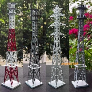 Torre Segnaletica Torre 1:150 Alta Tensione Torre Elettrica Scena Plastica Modellino Giocattolo - Foto 1 di 26