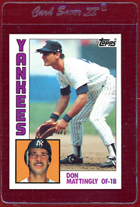 1984  DON MATTINGLY  Topps # 8   Yankees   Rookie   Set Break  Quality