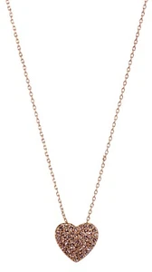 Crystals From Swarovski Alana Heart Pendant Necklace Gold Plated Authentic 7271z - Picture 1 of 9