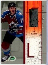 2003-04 Parkhurst Rookie Jersey and Sticks #SJ14 Joe Sakic JERSEY STICK /80*