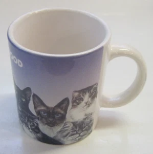 IAMS Cat Food Ceramic Coffee Mug Cup Rare Design - Picture 1 of 7