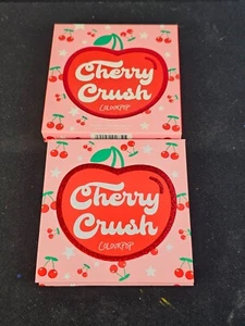 Paleta de sombras de ojos prensadas Colourpop Cherry Crush nueva en caja rojo brillo mate - Imagen 1 de 3