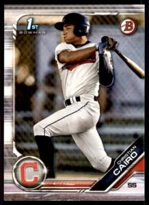2019 Bowman Draft Christian Cairo Rookie Cleveland Indians #BD-195 - Picture 1 of 2