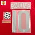 Manchester United ROONEY #10 nameset 2007/08 + Champions League patch