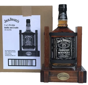 Jack Daniel's 1.75 Litre Cradle # 1 Release Complete With 43% Bottle /Box- EOFY - Picture 1 of 14