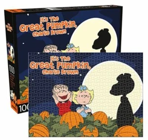 1000pc Snoopy Charlie Brown Peanuts Great Pumpkin Halloween Jigsaw Puzzle - Picture 1 of 2
