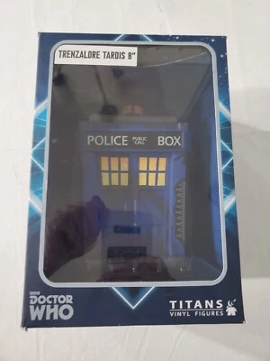 Figuras de vinilo de titanio de 8 pulgadas Doctor Who Trenzalore Tardis artículo de coleccionista NUEVO Foto 1 de 4