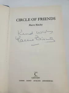SIGNED Maeve Binchy Circle of Friends 1st Edition Hardcover  - Picture 1 of 8