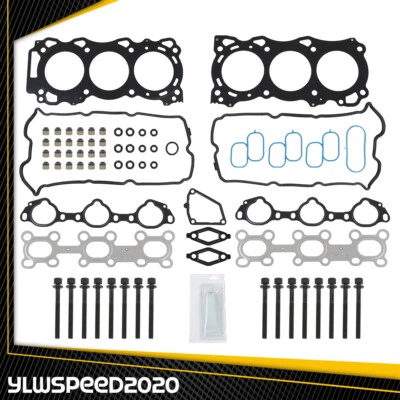 Fit For 2005-2013 Nissan Frontier Pathfinder Xterra 4.0L Head Gasket & Bolts Set - Image 1 of 4
