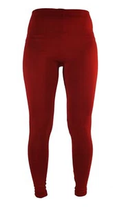 Farbige Damen Leggings, Stretch Sporthose für Frauen, Yogahose - rot - Bild 1 von 2