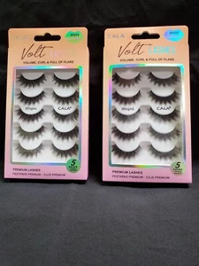 VOLT LASHES Winged 35202 Volume Curl Full Of Flare Premium Lashes 2 (5 Packs) - Picture 1 of 1