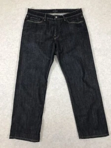 Lucky Brand Jeans Mens 34X30 (Fits 35x29) 363 Straight Dark Wash Western Preppy - Picture 1 of 16