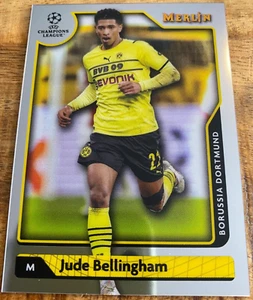 2021-22 Topps Merlin Chrome UCL Refractor Jude Bellingham Borussia Dortmund - Bild 1 von 2