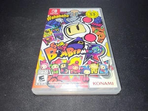 Super Bomberman R Konami Nintendo Switch EXMT+ condition COMPLETE n box! - Picture 1 of 5