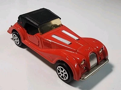 Morgan vintage Majorette #261 rojo/negro 1/59 diecast Francia Foto 1 de 4