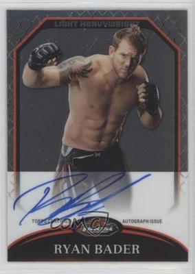 2011 Topps Finest UFC Fighter Auto Ryan Bader #A-RB Auto - Image 1 of 2