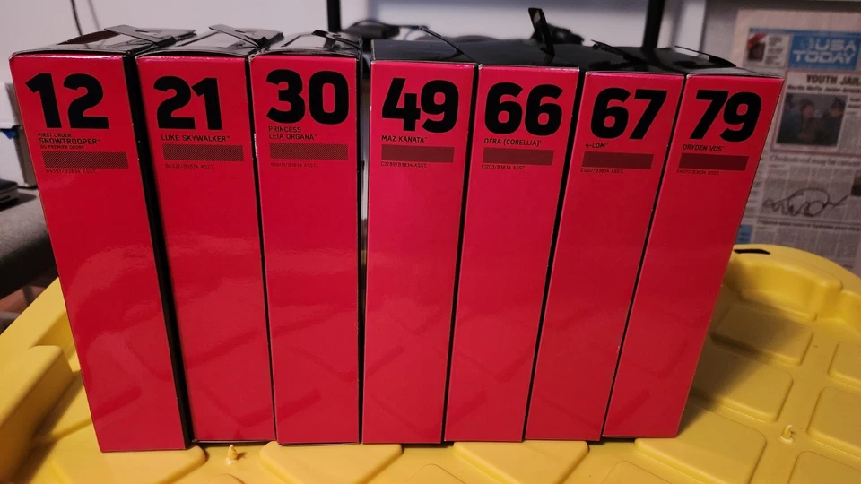 Lote de 7 figuras de acción coleccionables Star Wars Black Series de 6 pulgadas. Foto 1 de 4