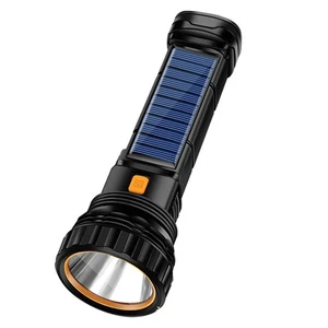 Solar/Rechargeable Multi Function 1000 Lumens LED Flashlight, with Emergency ... - Picture 1 of 7