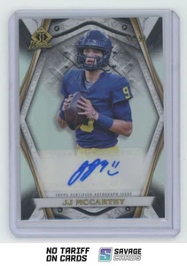 2022 Topps Bowman Invicta Auto Refractor JJ Mccarthy /99 #JJ Michigan Wolverines - Picture 1 of 3