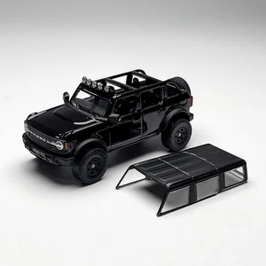 SHADOW PRO Scale 1/64 Ford Bronco Black Diecast Model Toy Collection Gift  - Picture 1 of 5