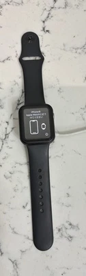 Apple Watch Series 3 38mm Space Gray Aluminum Case with Black Sport Band... - Image 1 of 3