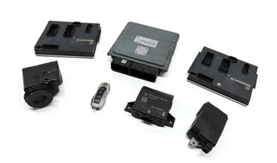 Porsche Panamera 970 2011 4,8 L M48 carrocería no turbo ecm bloqueo motor módulo juego de llaves Foto 1 de 4