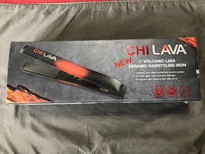 CHI LAVA 1" VOLCANIC LAVA CERAMIC HAIR CURLING IRON NIB - Image 1 of 4