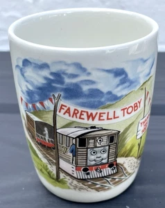 1984 Wedgwood Thomas The Tank Engine Toby Beaker Farewell Toby Railway - Picture 1 of 3