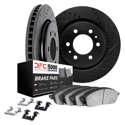 For Toyota 4Runner 88-91 DFC PRO-KIT 5000+ Drilled & Slotted Front Brake Kit - Image 1 of 2