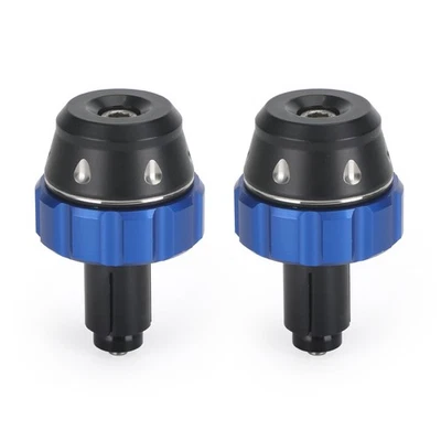 CNC Aluminum Handlebar End Weights Sliders 13-18mm Inner Blue Fit for Suzuki - Image 1 of 4