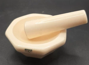 Vintage CoorsTek Alumina mortar and pestle - Picture 1 of 10