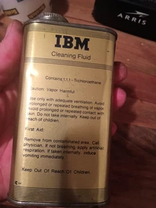 Vintage IBM Reinigungsflüssigkeit Dose - Bild 1 von 5
