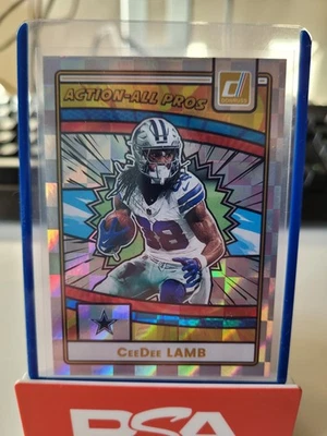 2025 Panini Donruss CeeDee Lamb Action All Pros Insert Dallas Cowboys - Image 1 of 2