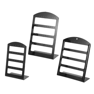  Expositor de pendientes de 3 piezas para venta soporte organizador colgante soporte - Imagen 1 de 12