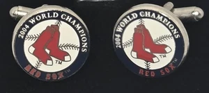 Vintage 2004 Boston Red Sox MLB Silver Cufflinks - Bild 1 von 4