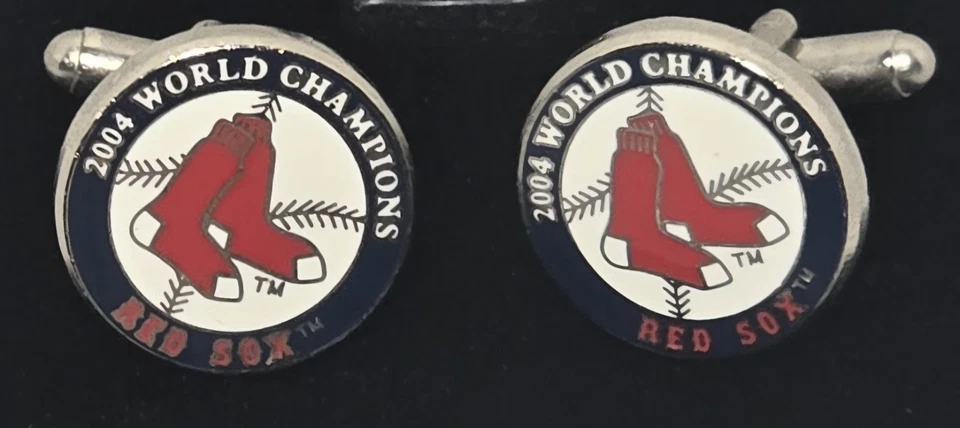 Vintage 2004 Boston Red Sox MLB Baseball Mens Cufflinks - Image 1 of 4