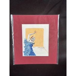 Edición Limitada 78/200 Norberto León Ríos Grabado Grabado Bailarín Flamenco con Cer - Imagen 1 de 6