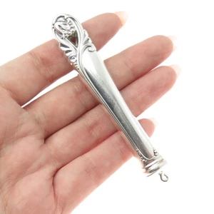 INTERNATIONAL 925 Sterling Silver Antique 1942 Spring Glory Bell Handle - Picture 1 of 8