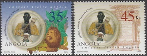 π₯ Angola 2002 Friendship Between Angola and Italy MiNr.1687/88 Set MNH (P1) - Foto 1 di 1