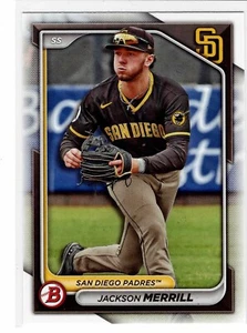 Jackson Merrill San Diego Padres 2024 Bowman Prospekt - Bild 1 von 2